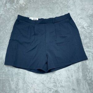 32 Degrees Cool Navy XX-Large Womens Pull On Shorts a1527